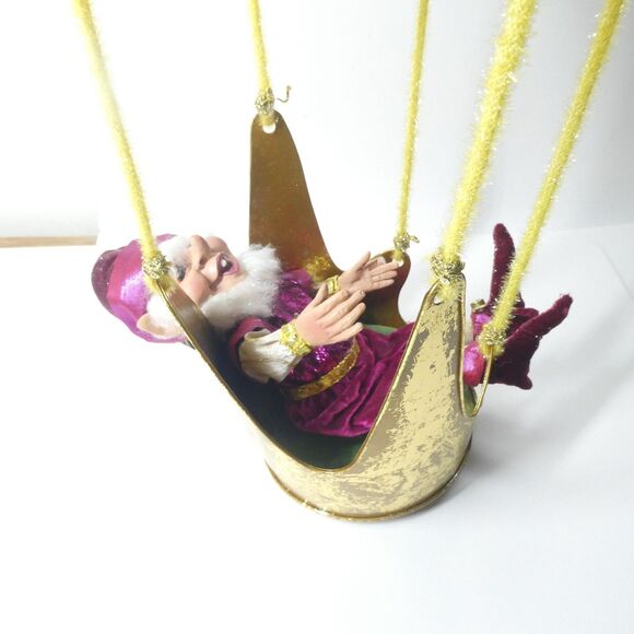 Mark Roberts World’s Fair Balloon Elves Hot Air Balloon Elf AS IS BROKEN FINGER - Picture 5 of 10